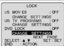 PANASONIC PV-27D53 - DVD Lock Ratings (DVD only) - 2