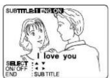 PANASONIC PV-27D53 - Subtitle Language (DVD only) - 1
