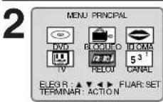 PANASONIC PV-27D53 - Ajustar de nuevo el reloj - 1