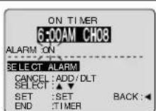 PANASONIC PV-27D53 - ON-TIMER with Alarm - 4