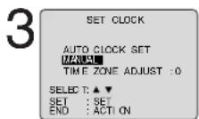 PANASONIC PV-27DF62 - Ajustar de nuevo el reloj - 2