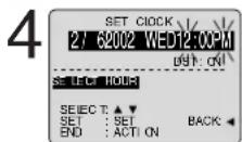 PANASONIC PV-27DF62 - Ajustar de nuevo el reloj - 3