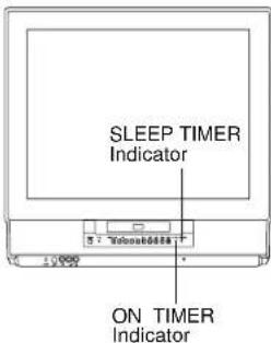 SLEEP TIMER Indicator ON TIMER Indicator