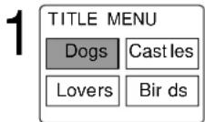 PANASONIC PV-24DF62 - Title menu (DVD only) - 1