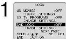 PANASONIC PV-24DF62 - DVD Lock Ratings (DVD only) - 1