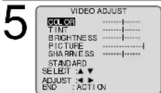 PANASONIC PV-24DF62 - Video Adjustment - 4