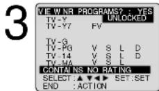 PANASONIC PV-24DF62 - Setup US TV PROGRAMS Ratings - 8