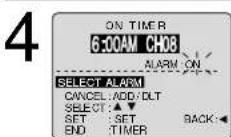 PANASONIC PV-24DF62 - ON-TIMER with Alarm - 4