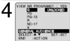 PANASONIC PV-24DF62 - Setup US TV PROGRAMS Ratings - 10