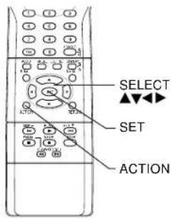 SELECT SET ACTION