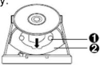PANASONIC PV-24DF62 - Press OPEN/CLOSE to insert a disc and place disc into disc tray. - 1