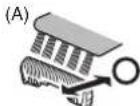 PANASONIC ES-TLVK6 - ▶ Cleaning with the short brush - 1