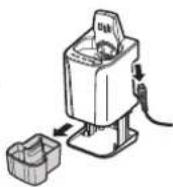 PANASONIC ES-TLVK6 - Cleaning the self-cleaning recharger - 1