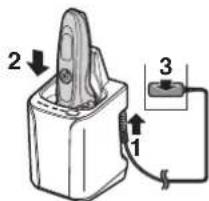 PANASONIC ES-TLVK6 - 將變壓器插入家用插座。 - 1
