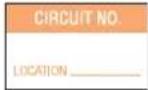 Panduit PCT-1080-C - Electrical Labels in Dispenser - 18