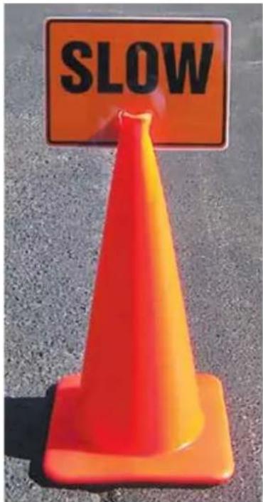 Panduit PCT-1080-C - Cone Top Warning Signs - 1