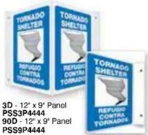 Panduit PCT-1080-C - 90D Signs - 27