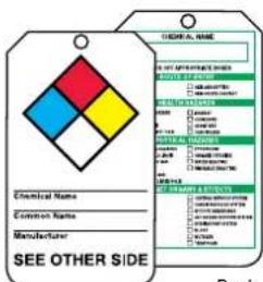 Panduit PCT-1080-C - Attach tags to hazardous material containers that are difficult to label with adhesive marking. - 3