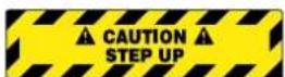 Panduit PCT-1083-C - Non-Slip Floor Signs - 43