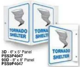 Panduit PCT-1083-C - 90D Signs - 24
