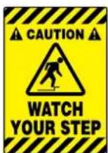 Panduit PCT-1083-C - Non-Slip Floor Signs - 34