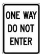 Panduit PCT-1083-C - Traffic Direction Signs - 7