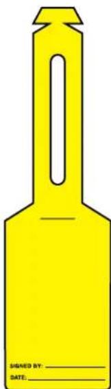 Panduit PCT-1083-C - Attach tags by the self-fastening strap for quick marking of hazards. - 9