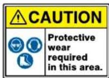 Panduit PCT-1083-C - ANSI ISO Safety Signs - 18