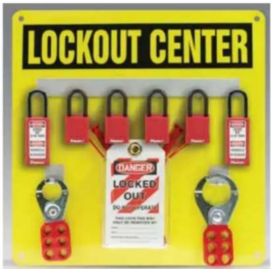 Panduit PCT-1083-C - Identifies and displays lockout/tagout devices while storing supplies – at the same place. - 1