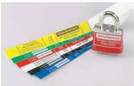 Panduit PCT-1083-C - Self-Laminating Padlock Labels - 1