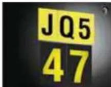 Panduit PCT-1086-B - Reflective Vinyl Letters and Numbers Markers - 1