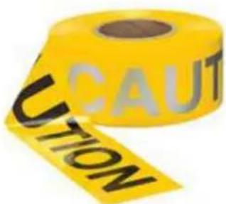Panduit PCT-1086-B - Reflective Plastic Barricade Tapes - 1