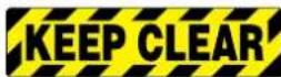 Panduit PCT-1086-B - Non-Skid Floor Signs - 5