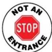Panduit PCT-1086-B - Place message and graphic signs outdoors on pavement. - 8
