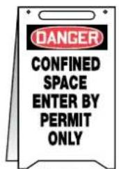 Panduit PCT-1086-B - Set out free-standing signs to identify temporary hazardous conditions. - 2