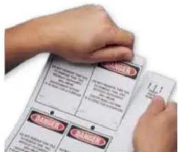 Panduit PCT-1086-B - Create Your Own Cardstock Tags - 1