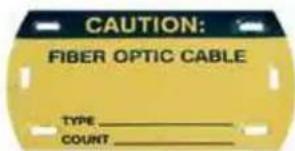 Panduit PCT-1086-B - Self-Laminating Fiber Optic Cable Marker Tags - 1