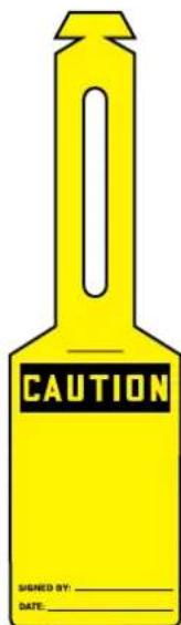 Panduit PCT-1086-B - Attach tags by the self-fastening strap for quick marking of hazards. - 6