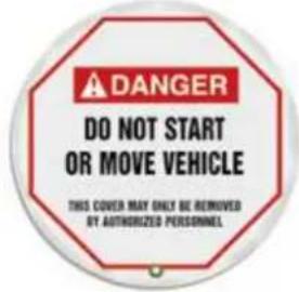 Panduit PCT-1086-B - Prevent others from driving a vehicle that is disabled or undergoing maintenance. - 2