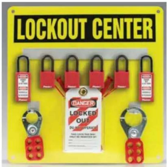 Panduit PCT-1085-C - Identifies and displays lockout/tagout devices while storing supplies – at the same place. - 1