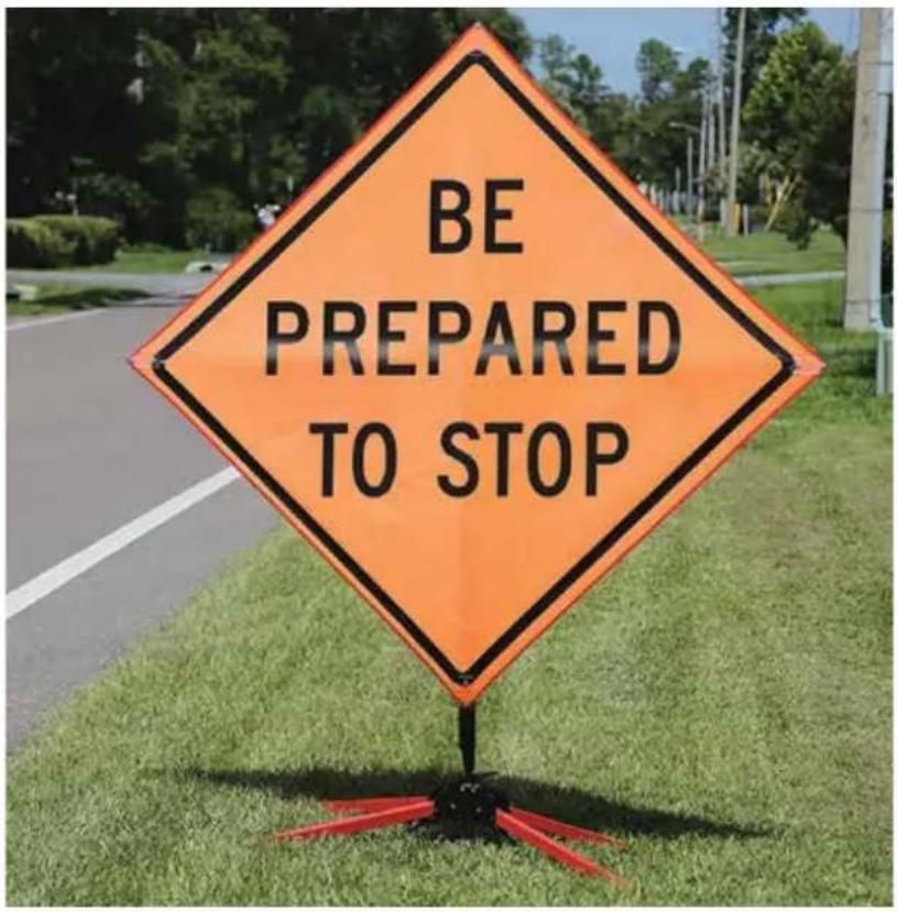 Panduit PCT-1085-C - Spring-Less Sign Stand - 1