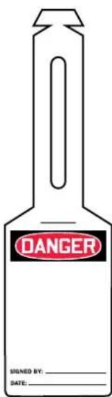 Panduit PCT-1085-C - Attach tags by the self-fastening strap for quick marking of hazards. - 5