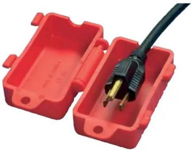 Panduit PCT-1085-C - Corded AC Plug Cover Lockout Devices - 1