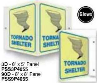 Panduit PCT-1085-C - 90D Signs - 25