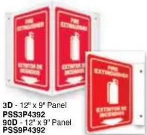 Panduit PCT-1085-C - 90D Signs - 8