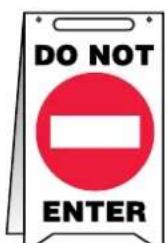 Panduit PCT-1085-C - Set out free-standing signs to identify temporary hazardous conditions. - 23