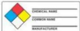 Panduit PCT-1085-C - Identify hazardous chemicals with appropriate information. - 1