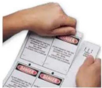 Panduit PCT-1085-C - Create Your Own Cardstock Tags - 1