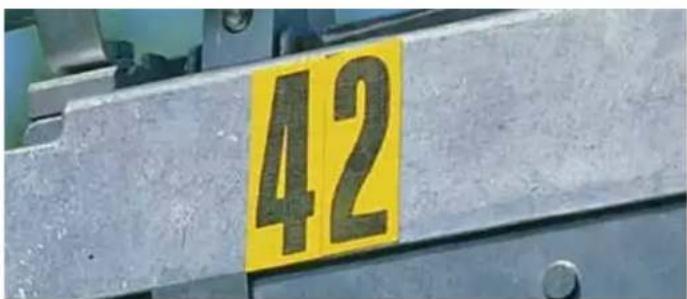 Panduit PCT-1085-C - Vinyl Letter and Number Markers - 1