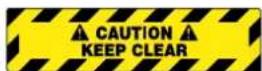 Panduit PCT-1085-C - Non-Slip Floor Signs - 40